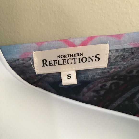 Northern Reflections Multicolor Paisley Tank Top - Picture 4 of 5